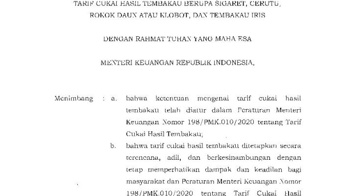 Pengusaha Tembakau Madura Minta Kepastian dari Menkeu Purbaya Mengenai Tambahan Layer CHT