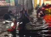 Hujan Terus Menerus, Sejumlah Jalan Kota Tangerang Terendam Banjir